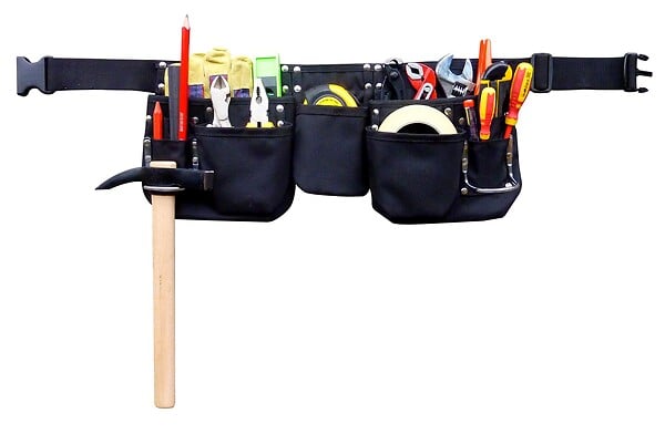 CENTRALE BRICO - Porte-outils 11 poches - large