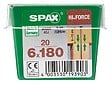 SPAX - Lot De 20 Vis Acier Tête Fraisée Bombée Torx Spax, Diam.6 Mm X L.180 Mm - vignette