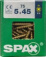 SPAX - Lot De 75 Vis Acier Tête Fraisée Pozidriv Spax, Diam.5 Mm X L.45 Mm - vignette