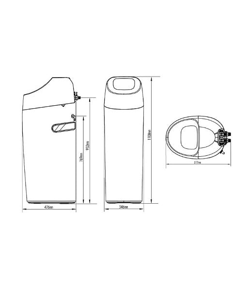 APIC - Adoucisseur d'eau 25L Vanne Canature - large