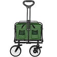 TECTAKE - Chariot pliable LEON avec freins, capacité de charge 80kg vert - vignette