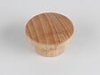 CENTRALE BRICO - Lot De 6 Boutons De Meuble Rond Bois Brut H.22 X L.39 X P.39 Mm - vignette