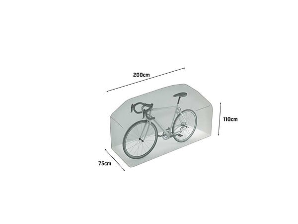 NORTENE - Housse de protection pour vélo - 200 x H 110 cm - large