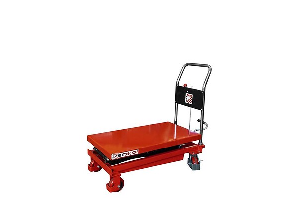 HOLZMANN - Chariot a table elevatrice a double ciseaux - large