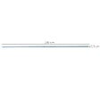 HOMCOM - Kit complet porte coulissante 4 x 93 cm (p x l): rail, roulettes, visserie - vignette