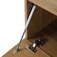 OVIALA - Meuble TV suspendu 160 cm industriel bois clair - Jessy - vignette