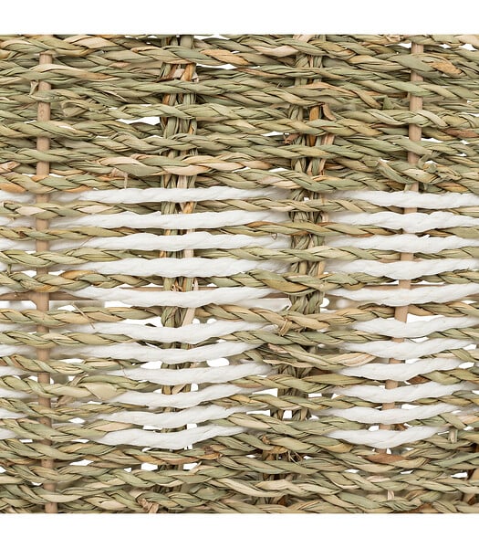 ATMOSPHERA - Lot de 2 Grands Paniers de rangement Bicolore D 50 et D 40 cm - large