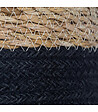 ATMOSPHERA - Set de 4 Paniers de rangement en Jute et Seagrass noir  et naturel - vignette