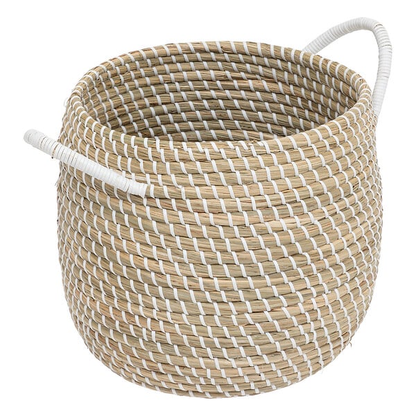 ATMOSPHERA - Lot de 2 Paniers de rangement avec couvercle D 39 et D 30 cm - large