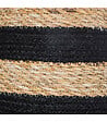 ATMOSPHERA - Set de 4 Paniers de rangement en Jute et Seagrass noir  et naturel - vignette