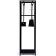 ID MARKET - Range bûches vertical avec accessoires 2 étagères H.112 CM pour cheminée - vignette
