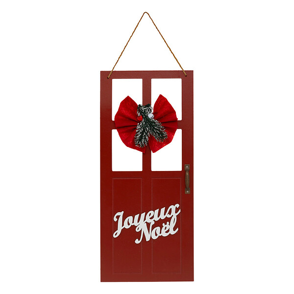 Suspension De Noël étoile En Bois Avec Branchage - Décorations Noël H 30 Cm - Feeric Christmas