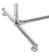 5 FIVE SIMPLY SMART - Penderie Portant à vêtements en Inox extensible en hauteur et largeur H 173 cm - vignette
