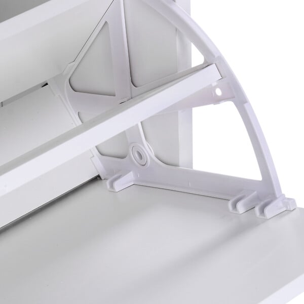 HOMCOM - Armoire à  chaussures meuble à  chaussures dim. 60L x 24l x 80H cm 2 portes abattantes blanc - large