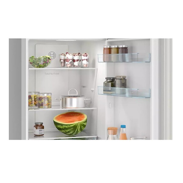 BOSCH - Réfrigérateur Combiné 61.4cm 279l No Frost Inox - KGN33NSDB - large