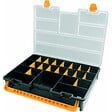 INTEC - Boîte de rangement professionnelle Organiseur 23 compartiments amovibles Noir Orange 44.3 x 31.7 x 8 cm (L x l x h) INTEC - vignette