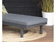 CHALET & JARDIN - Bain de soleil Aveiro en aluminium - matelas en polyester - Anthracite - vignette