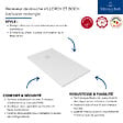 VILLEROY ET BOCH - Receveur découpable 170 X 90  Exclusive rectangle blanc - vignette
