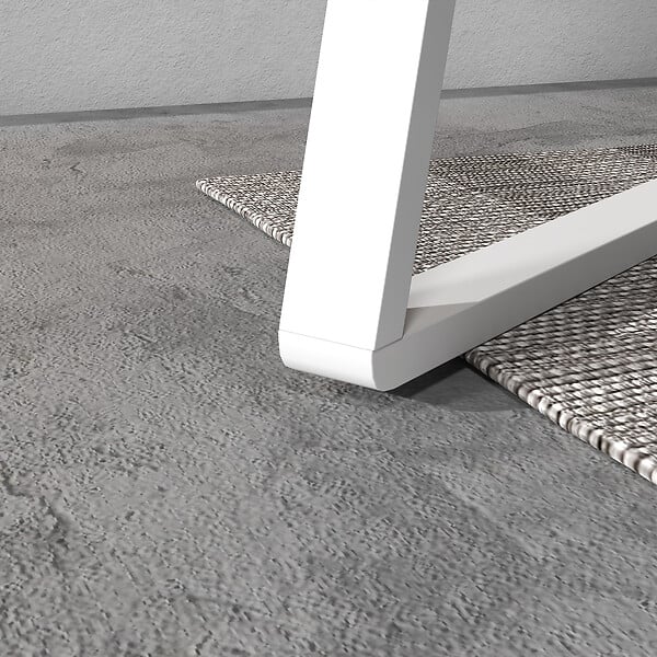 OUTSUNNY - Balancelle de jardin design 3 places toit inclinaison réglable matelas fourni acier blanc tissu gris foncé - large
