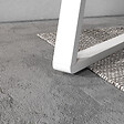 OUTSUNNY - Balancelle de jardin design 3 places toit inclinaison réglable matelas fourni acier blanc tissu gris foncé - vignette