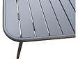 HABITAT ET JARDIN - Table et chaises de jardin en métal "Bilbao" - 8 places - Gris - vignette