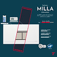 THOMSON - Radiateur électrique fixe à inertie sèche céramique - THOMSON - MILLA 2000W - Connecté WiFi - blanc - NF - vignette