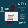 THOMSON - Radiateur électrique fixe à inertie sèche céramique - THOMSON - MILLA 1000W - Connecté WiFi - blanc - NF - vignette