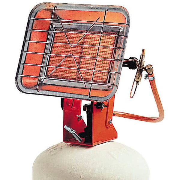 SPLUS - Radiant gaz propane Splus Solo P 821 SRX portable 2800 à 4600W avec tuyau orange et détendeur réglable S.PLUS - large