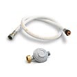 KEMPER - Kit détendeur gaz 28 mbar Butane + Tuyau gaz flexible 1m Poêle à gaz Chauffage gaz Barbecue gaz - vignette