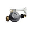 KEMPER - Kit détendeur gaz 28 mbar Butane + Tuyau gaz flexible 1m Poêle à gaz Chauffage gaz Barbecue gaz - vignette