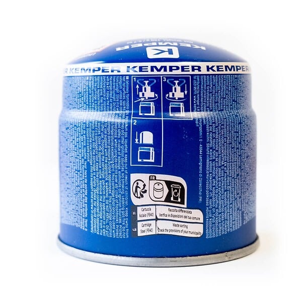 KEMPER - Pack de 12 Cartouches de gaz 190g Perçable Butane KEMPER - large