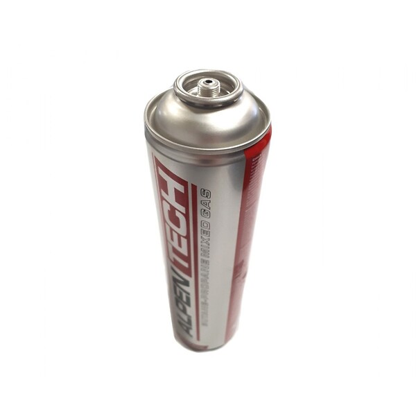 ALPENTECH - Pack de 12 Cartouches de gaz 330gr Butane propane mix 600ml Valve 7/16 ALPENTECH - large