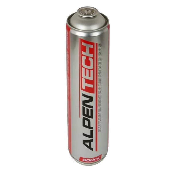 ALPENTECH - Pack de 12 Cartouches de gaz 330gr Butane propane mix 600ml Valve 7/16 ALPENTECH - large