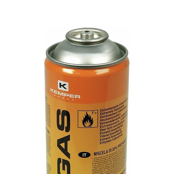 KEMPER - Pack de 12 Cartouches de gaz 330gr Butane propane mix 600ml Valve 7/16 KEMPER - large