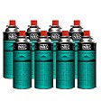 INTEC - Cartouche de gaz - 8 pièces - 250gr - Gaz butane Bouteille Universelle à valve - Camping INTEC - vignette