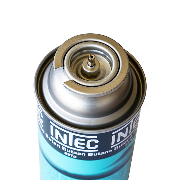 INTEC - Cartouche de gaz - 8 pièces - 250gr - Gaz butane Bouteille Universelle à valve - Camping INTEC - large