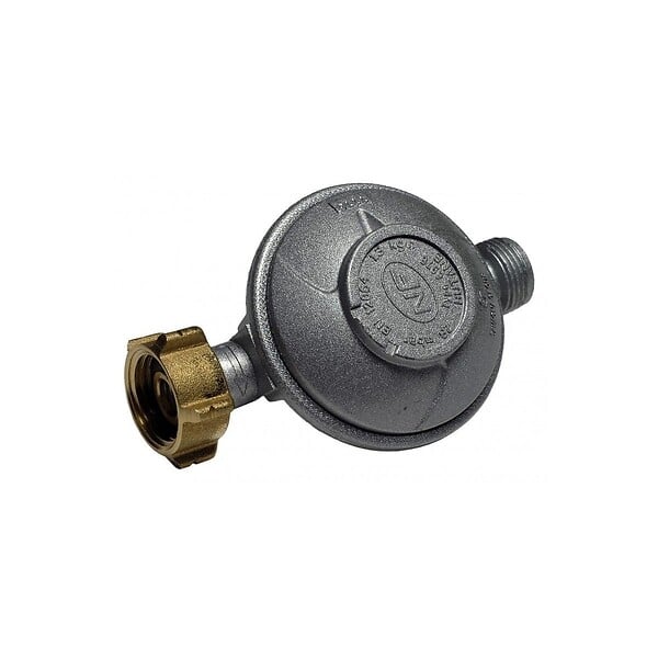 PROWELTEK - Kit connexion gaz complet pour réchauds gaz tuyau souple 1.50m + Embout tétine + Détendeur butane 28 mbars - large