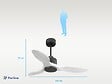 PURLINE - Ventilateur de plafond Réversible  Thermostat Wifi Moteur à courant continu Toits en pente Télécommande Hypersilence Mémoire Shopify Vendible (AUTOMATIQUE) - vignette