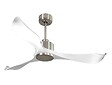 PURLINE - Ventilateur de plafond Réversible  Thermostat Wifi Moteur à courant continu Toits en pente Télécommande Adaptateur 2/3 Lames Hypersilence Mémoire - vignette
