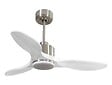 PURLINE - Ventilateur de plafond Réversible  Thermostat Dimmable Wifi Moteur à courant continu Toits en pente Télécommande Lumière à trois tons Hypersilence Mémoire - vignette