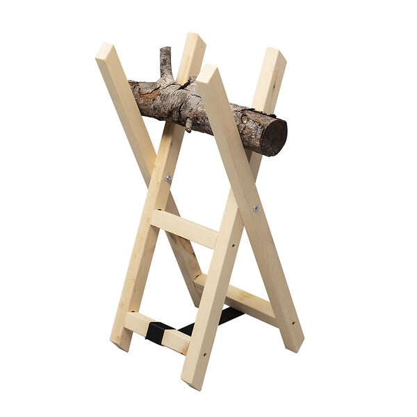 WERKAPRO - Chevalet en bois WERKAPRO  à 2 supports pour sciage de bûches - large