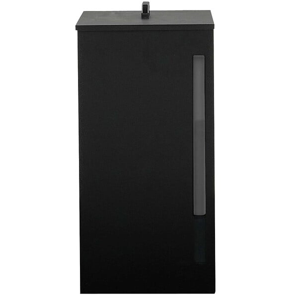 ID MARKET - Réservoir à granulés 45 kg noir rangement à pellets 36 x 36 x 76 cm - large