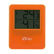 OTIO - Thermomètre hygromètre magnétique LCD - Orange - Otio - vignette