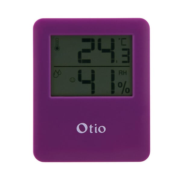 OTIO - Thermomètre hygromètre magnétique LCD - Violet - Otio - large