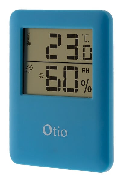 OTIO - Thermomètre hygromètre magnétique LCD - Bleu - Otio - large