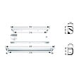 NICOLL - ENTREE AIR UNIV 250X12 BLC - vignette