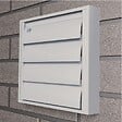 RENSON - Grille de hotte Renson 210 x 210 mm aluminium blanc RAL9010 - vignette