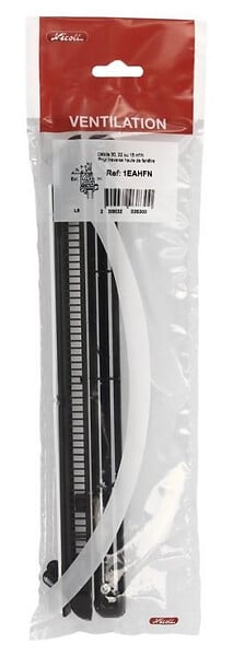 NICOLL - Kit sachet entrée air autoréglable avec 4 vis NICOLL - Noir - 1EAHFN - large