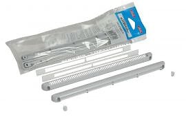 NICOLL - Kit double régulateur + déflecteur + cache vis + vis 30m³ NICOLL - gris clair - 1KHF130G - large