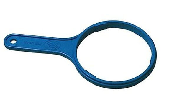 POLAR - Filtre robinet anti-impuretés Polar - Complet - 1800l/h - 20μm -  3/4" - 7 bar - Avec cartouche , clé et équerre - large